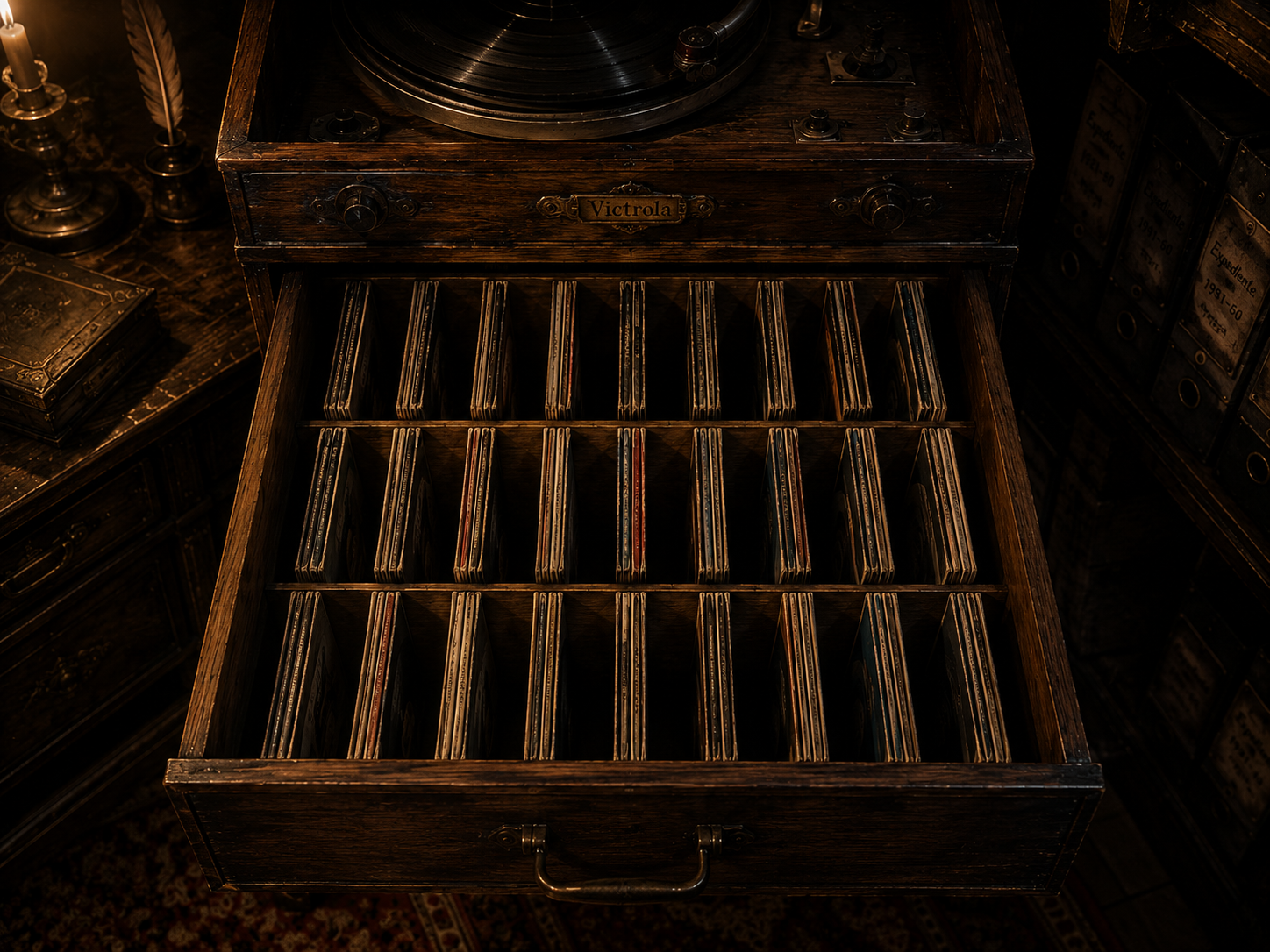 Cajón de discos de Adviento